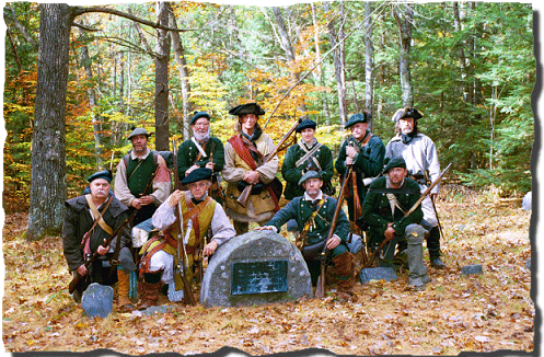 Rogers' Rangers on the Crown Point Road '01 (300161 bytes)